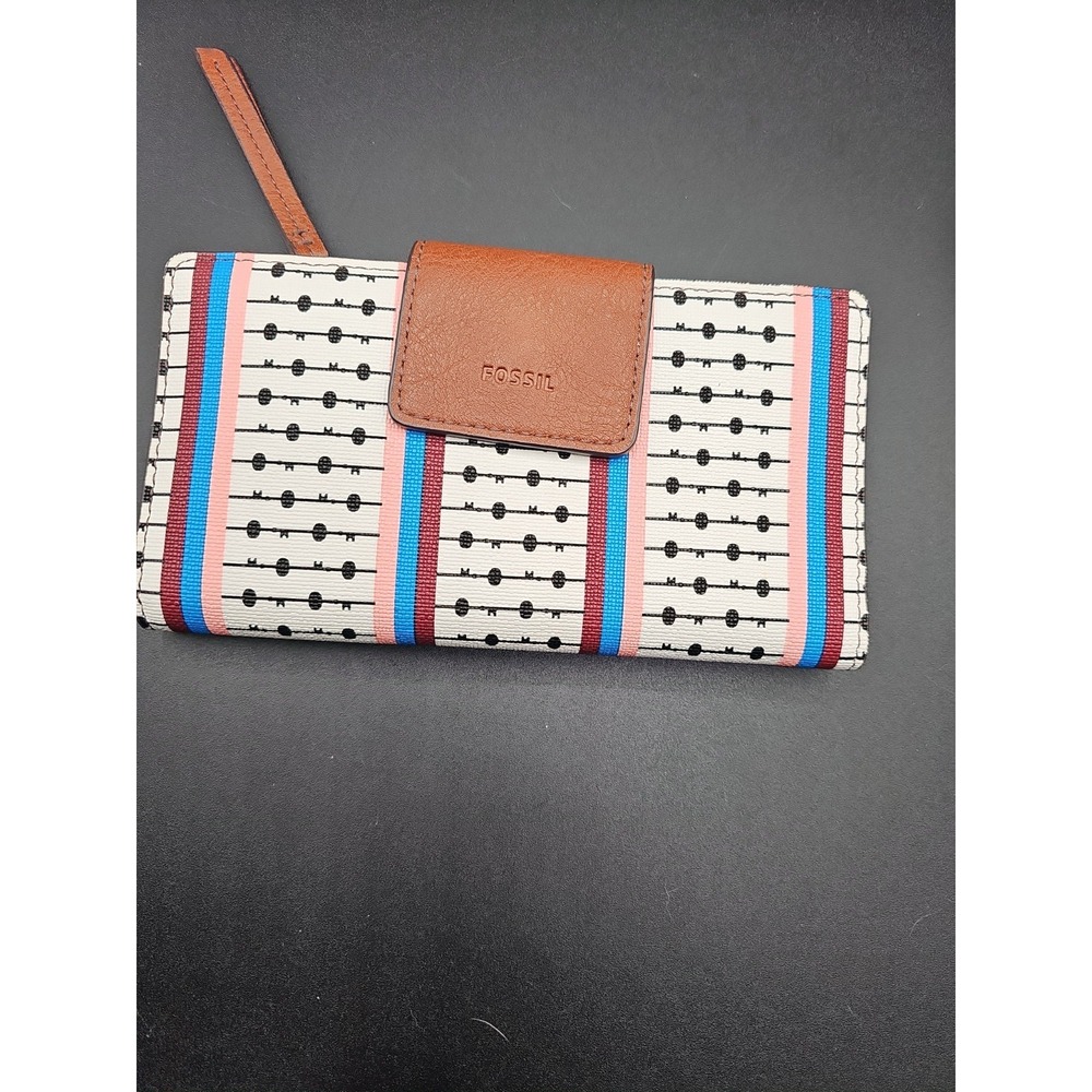 Women's Vintage Fossil Wallet. Y2K HTF Nice!  L1